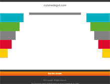Tablet Screenshot of cuisinedegut.com
